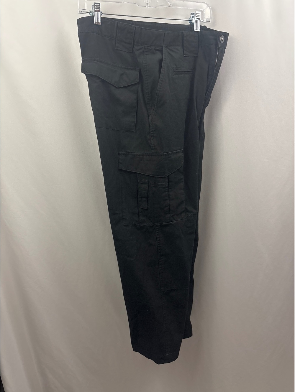Propper Pants Men 34x30 Black Cargo Rip Stop Tactical Utility Trousers